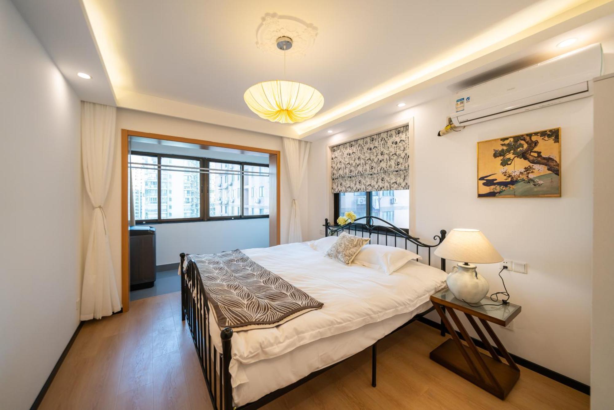 Shanghai Yi Du Apartments Downtown - Near Nanjing West Road Subway מראה חיצוני תמונה