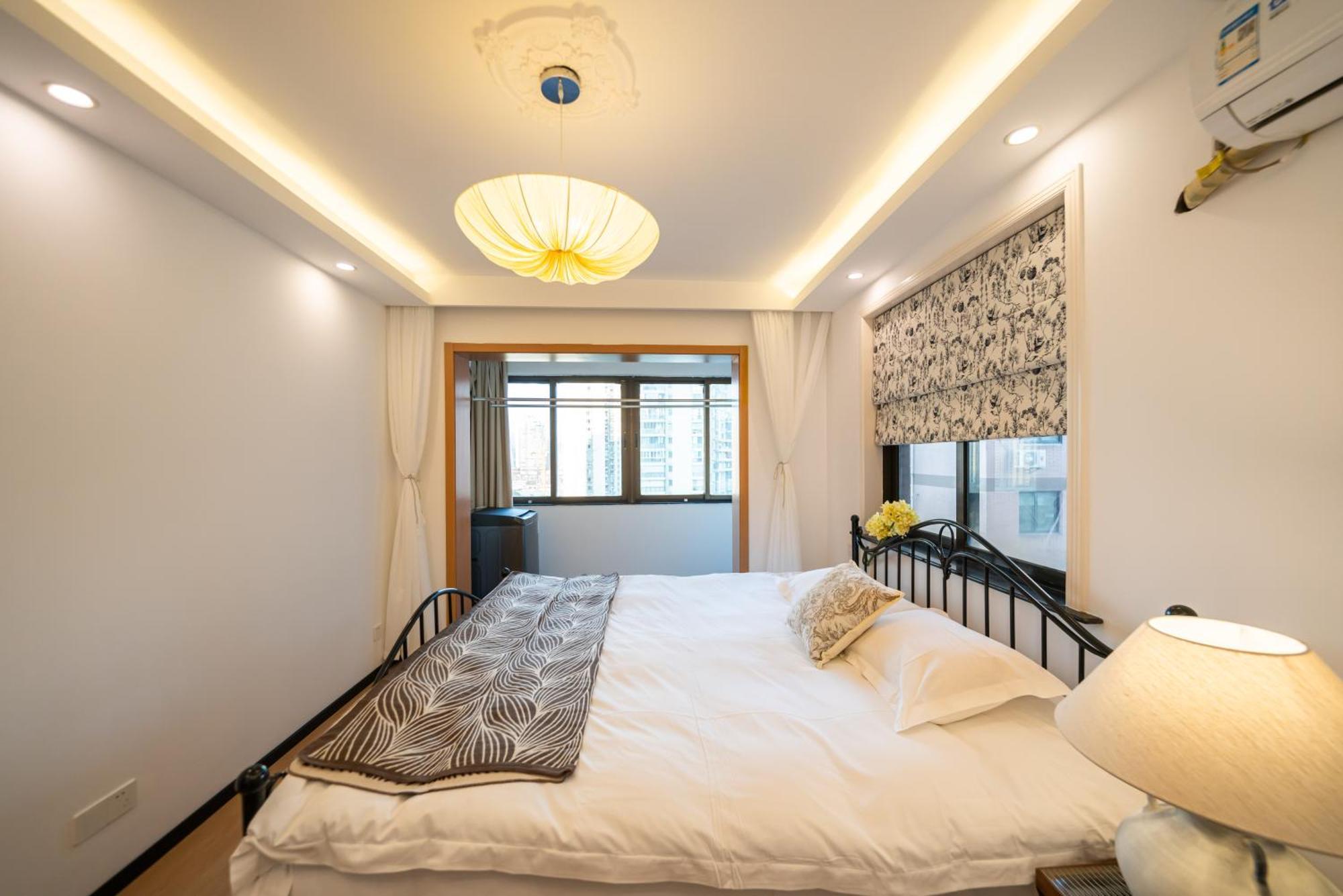 Shanghai Yi Du Apartments Downtown - Near Nanjing West Road Subway מראה חיצוני תמונה