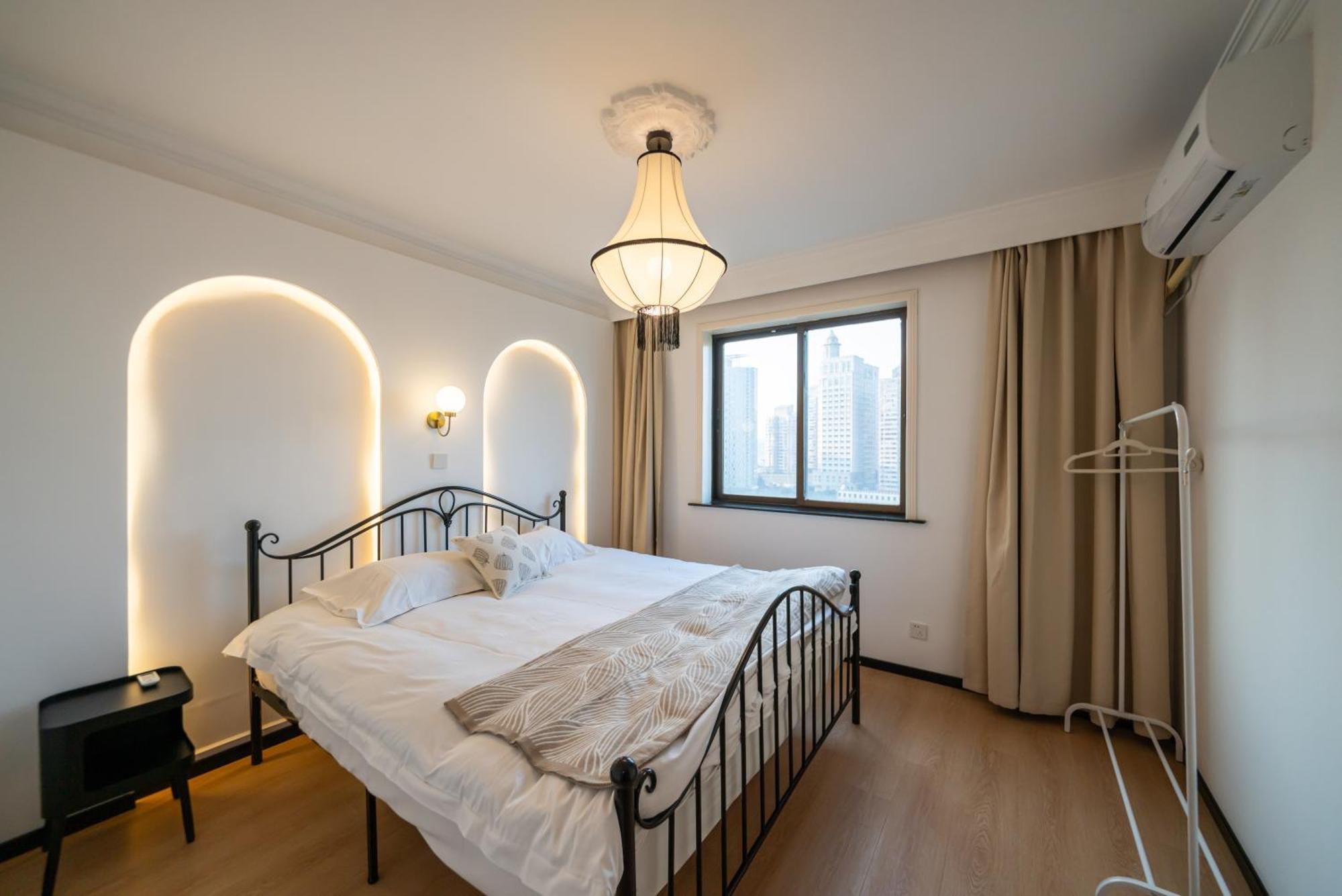 Shanghai Yi Du Apartments Downtown - Near Nanjing West Road Subway מראה חיצוני תמונה