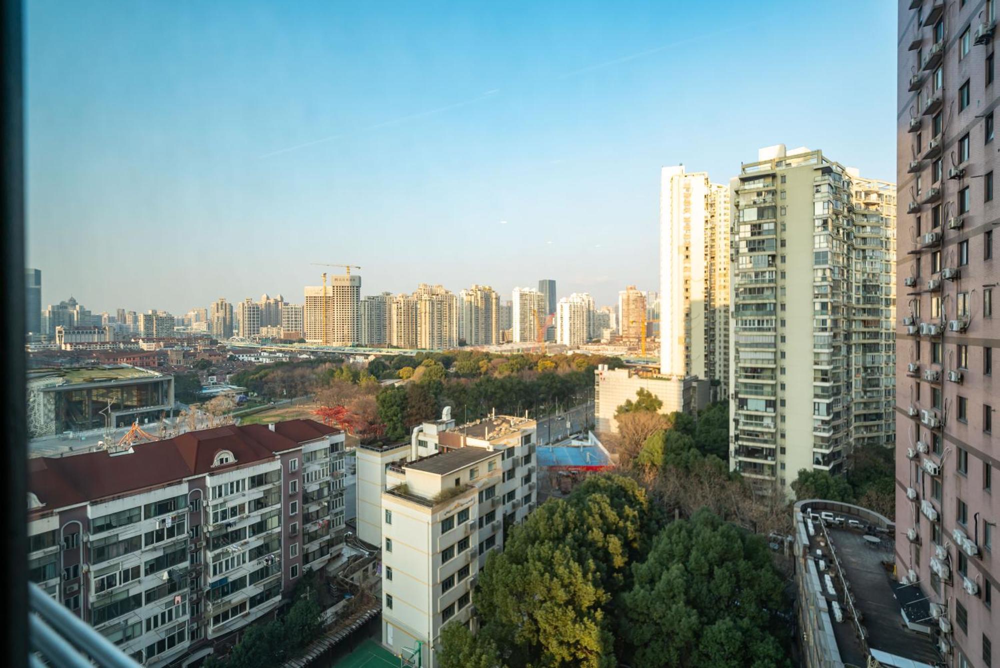 Shanghai Yi Du Apartments Downtown - Near Nanjing West Road Subway מראה חיצוני תמונה