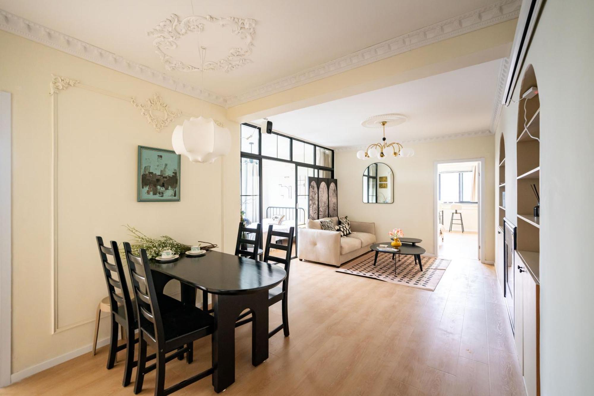 Shanghai Yi Du Apartments Downtown - Near Nanjing West Road Subway מראה חיצוני תמונה